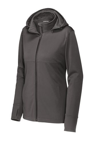 Sport-Tek Women's Hooded Soft Shell Jacket LST980 image thumbnail