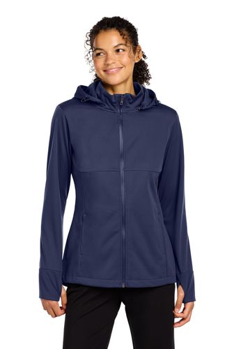 Sport-Tek Women's Hooded Soft Shell Jacket LST980 image thumbnail