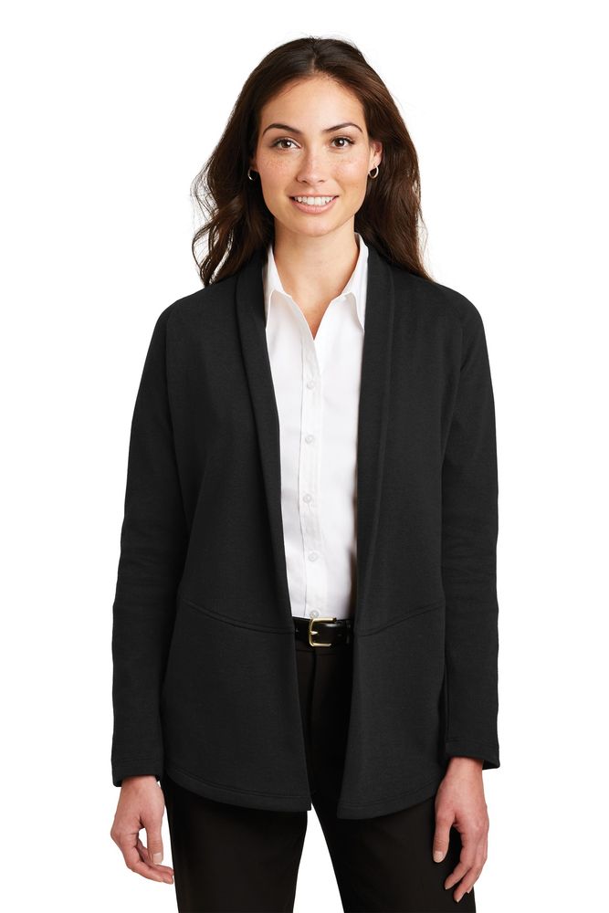 Port Authority Women's Interlock Cardigan. L807 primary image