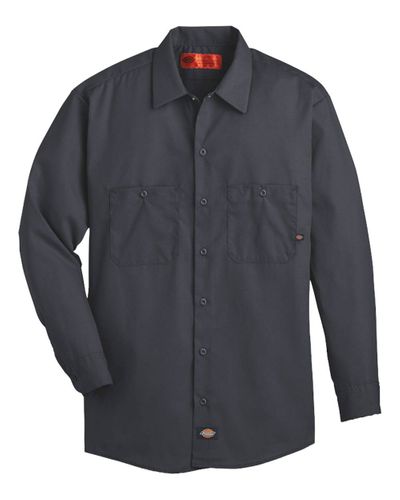 Industrial Long Sleeve Work Shirt - Long Sizes - L535L image thumbnail