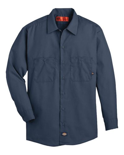 Industrial Long Sleeve Work Shirt - Long Sizes - L535L image thumbnail