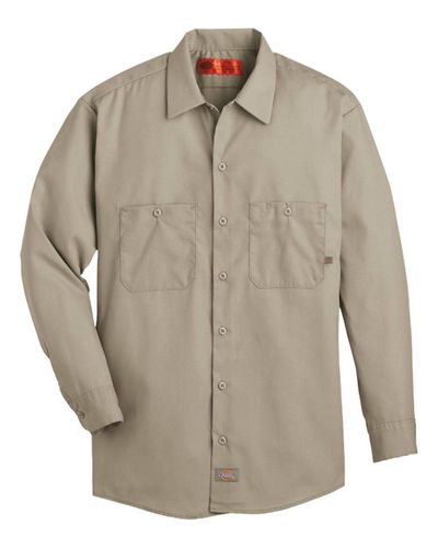 Industrial Long Sleeve Work Shirt - Long Sizes - L535L image thumbnail
