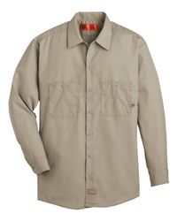Image of Industrial Long Sleeve Work Shirt - Long Sizes - L535L