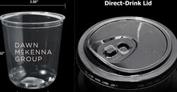 Image of 13.5 Oz. Iced Coffee Cups With Sip Lid
