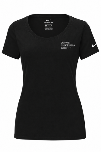 Nike Women's Dri-FIT Cotton/Poly Scoop Neck Tee image thumbnail