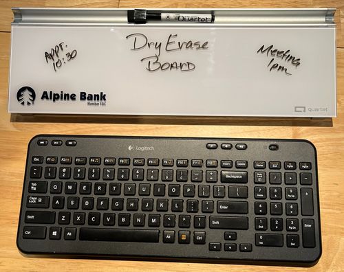 QUARTET GLASS DRY-ERASE DESKTOP COMPUTER PAD image thumbnail