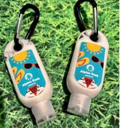 Image of 1.9 oz. SPF 30 Sunscreen Bottle w/Carabiner