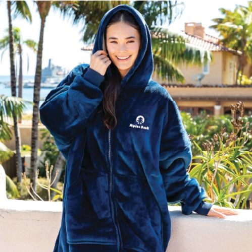 Oversized Lounge Zip Up Hoodie image thumbnail