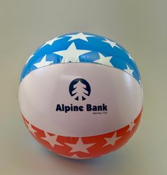 Image of 16" Patriotic Inflatable Beach Ball