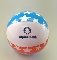 Image of 16" Patriotic Inflatable Beach Ball