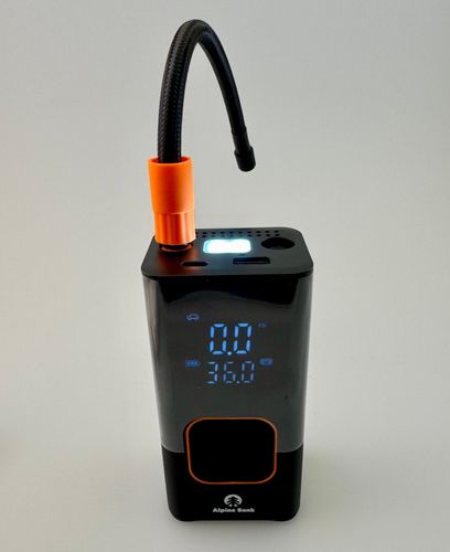 Battery Powered Car Tire Pump/Power Bank image thumbnail