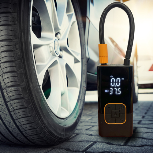 Battery Powered Car Tire Pump/Power Bank image thumbnail