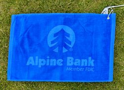 Image of Turkish Signature Midweight Golf Towel with Magnet