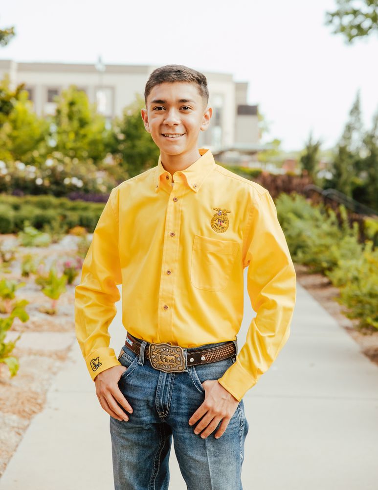 DISCONTINUED Men's Easy Blend Twill Gold Shirt primary image