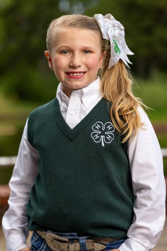Youth 4-H Sweater Vest • S-XL image thumbnail