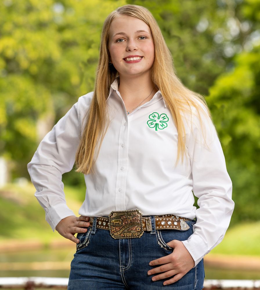 Ladies 4-H Easy Care White Shirt primary image