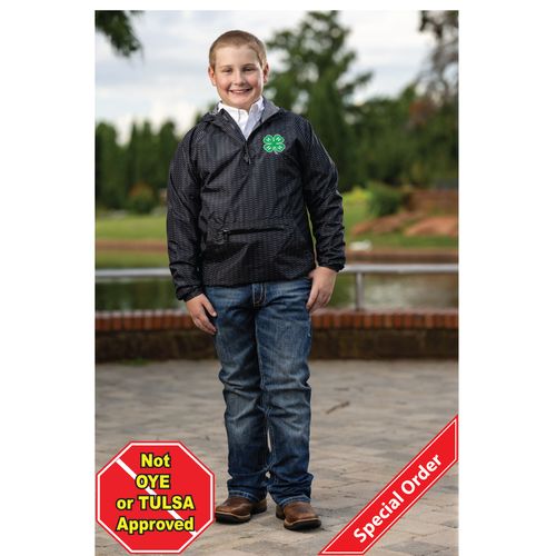 Adult 4-H Packable Pullover - Black • S-4XL image thumbnail