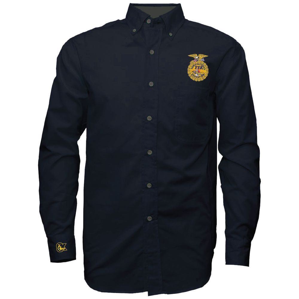 Youth Easy Care Navy Shirt primary image