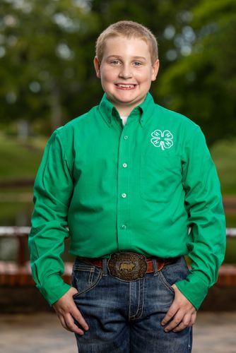 Men's 4-H Easy Care Green Shirt • XS-3XL image thumbnail