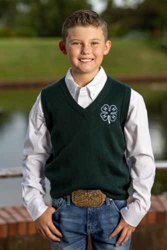 Youth 4-H Sweater Vest • S-XL image thumbnail