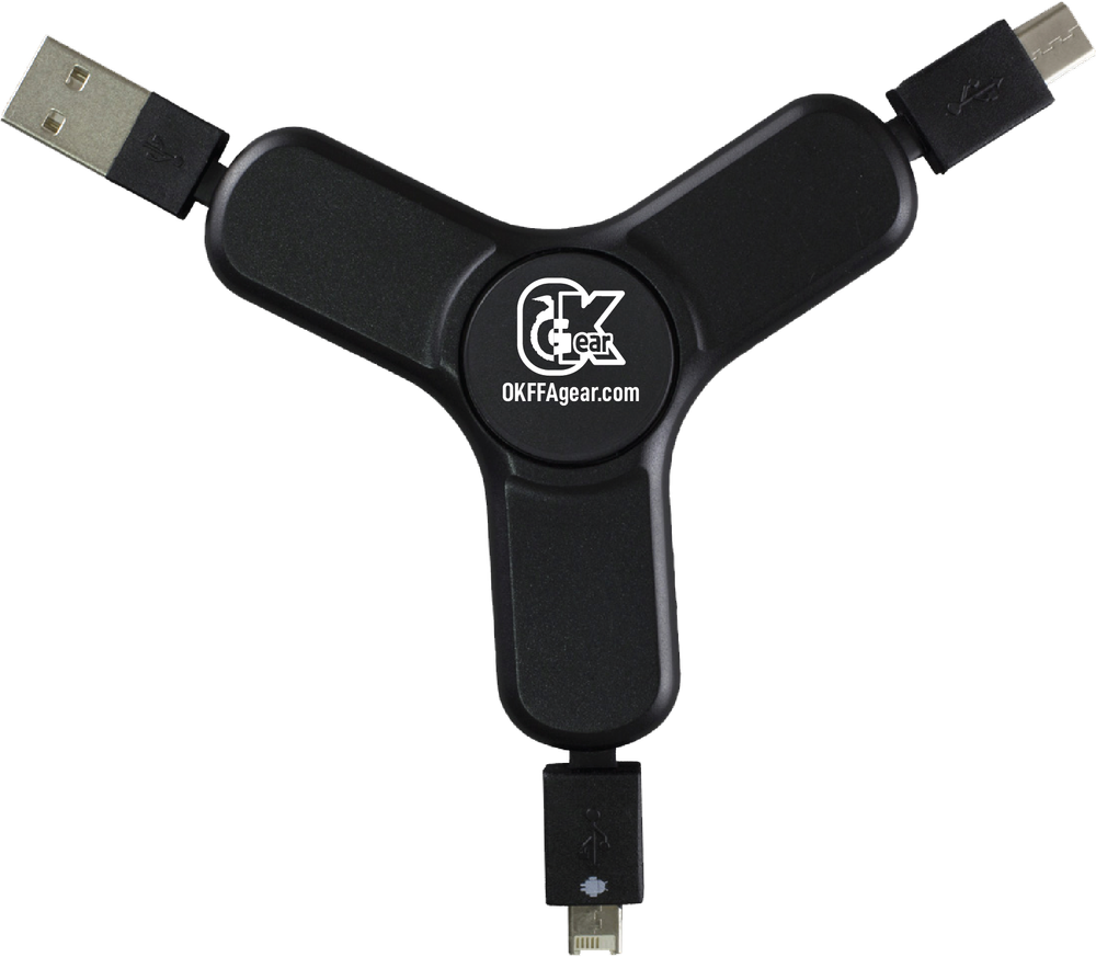 75397-01-OK Black - OK Gear Charging Cable Spinner primary image