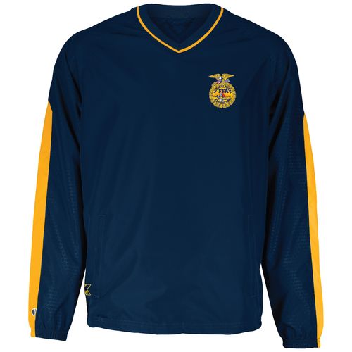 Adult FFA Wind Shirt - Navy/Gold • L-3XL image thumbnail
