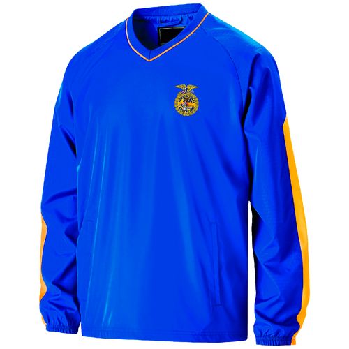 Adult FFA Wind Shirt - Royal/Gold • XL-2XL image thumbnail