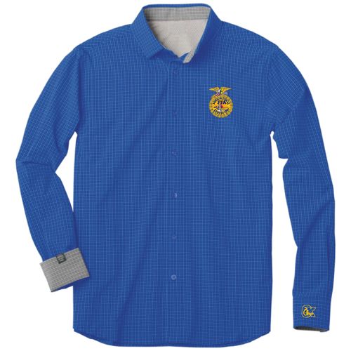 Men's Tonal Check Woven Shirt • S-3XL image thumbnail