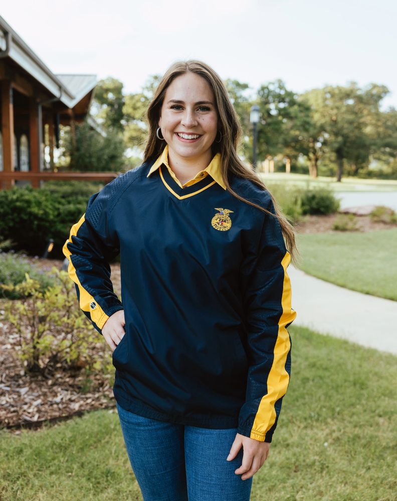 Adult FFA Wind Shirt - Navy/Gold • L-3XL primary image