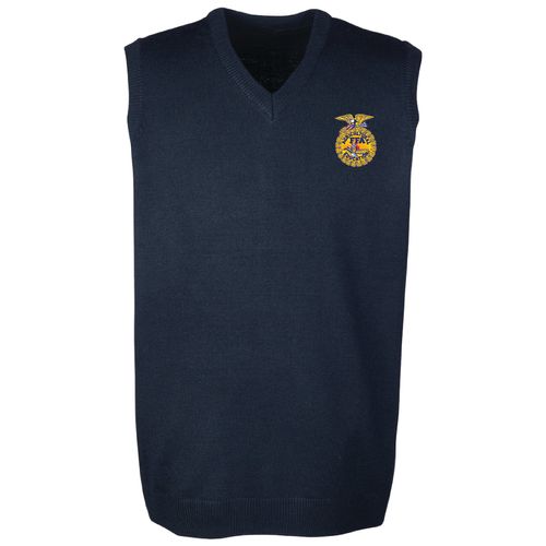 Men's Dark Navy Sweater Vest • XS-3XL image thumbnail