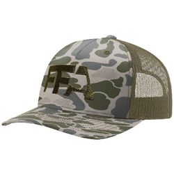 Image of Marsh Duck Camo/Loden - FFA 5 Panel Trucker Cap