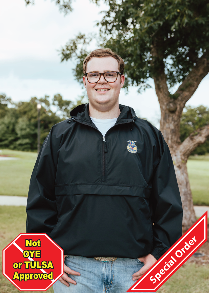 Champion Hooded Qtr Zip Jacket - Black • S-3XL primary image