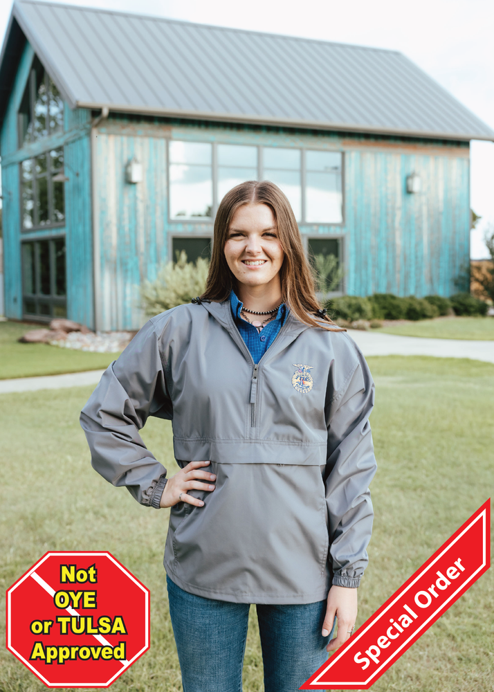 Champion Hooded Qtr Zip Jacket - Graphite • S-3XL primary image