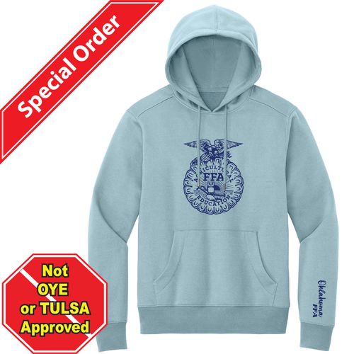 NEW - Adult OK FFA Hoodie • Blue Fog image thumbnail