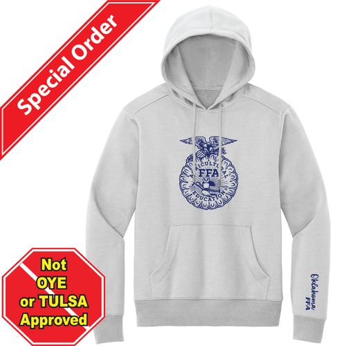 NEW - Adult OK FFA Hoodie • Ash Grey image thumbnail