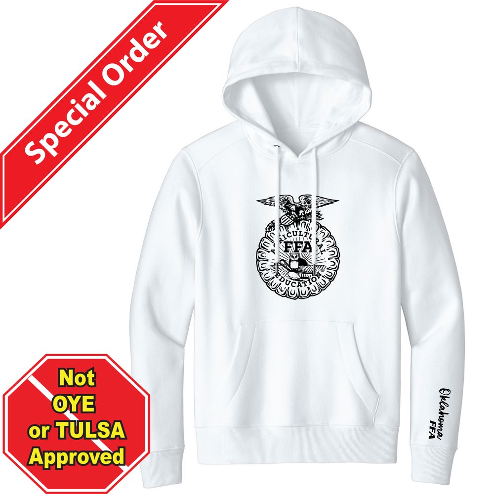 NEW - Adult OK FFA Hoodie • Bright White primary image