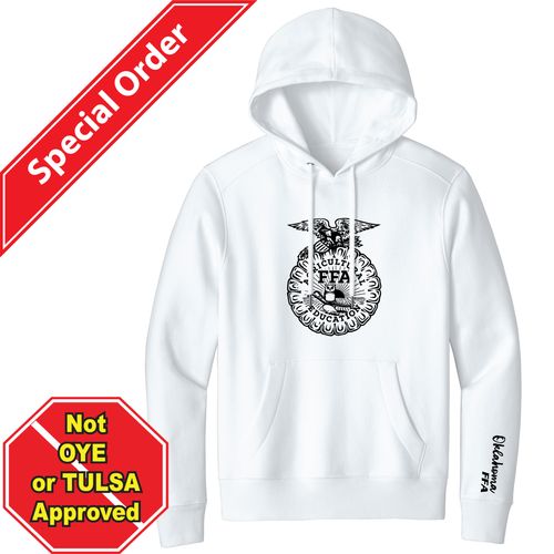 NEW - Adult OK FFA Hoodie • Bright White image thumbnail