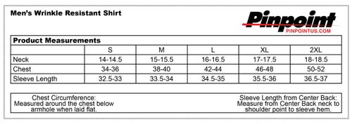 Men's Wrinkle Resistant Navy Shirt • M-2XL image thumbnail