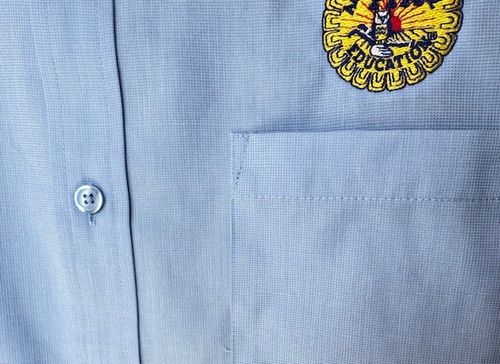 NEW Men's FFA Nailhead Shirt - Light Blue • XS-4XL image thumbnail