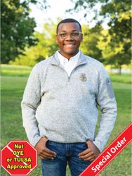 Image of Men's Heathered Fleece Pullover - Light Grey Heather