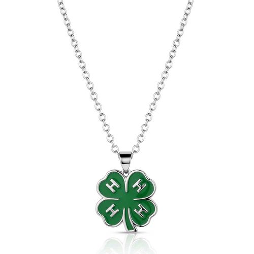 4-H Green Emblem Necklace image thumbnail