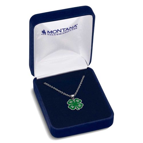 4-H Green Emblem Necklace image thumbnail