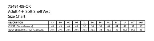 Adult Forest 4-H Soft Shell Vest • XS-2XL image thumbnail