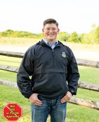Image of Champion Hooded Qtr Zip Jacket - Black • S-3XL