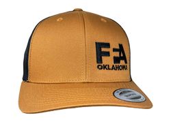 Image of Carmel/Black - FFA 6 Panel Trucker Cap