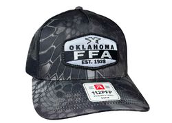 Image of Kryptek Typhon/Black - FFA Printed Trucker Cap