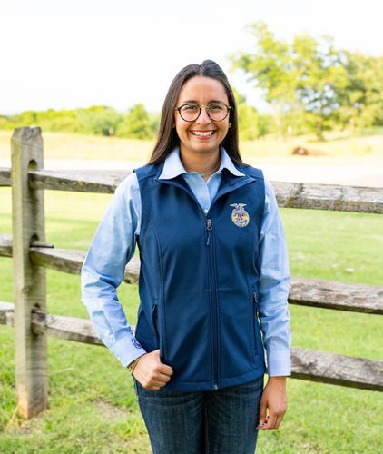 Ladies' Navy Soft Shell Vest • XS-3XL image thumbnail