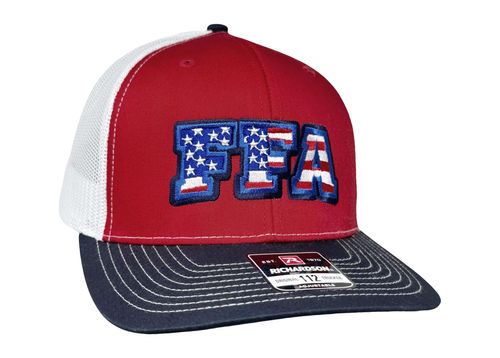Red/White/Navy - FFA Trucker Cap image thumbnail