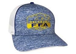 Image of Royal/ White - FFA Heather Trucker Cap
