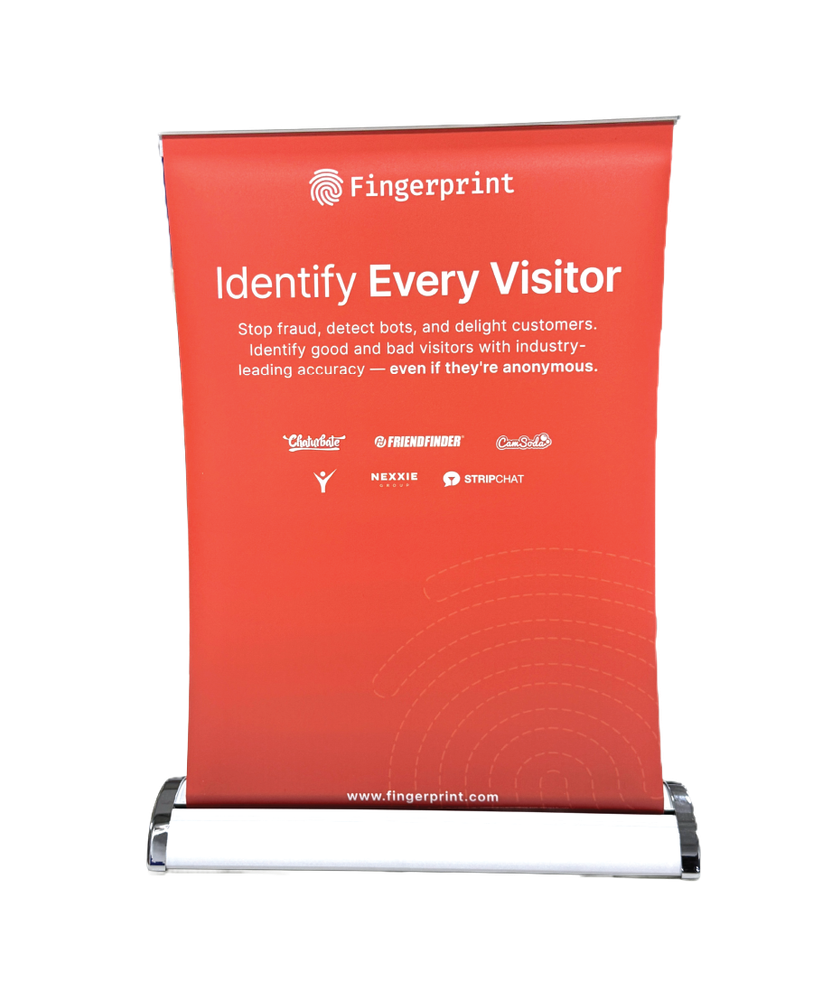 Tabletop Retractable 16.5” – Identity Every Visitor primary image